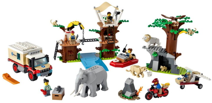 Extra výhodný balíček LEGO® City 60307 Záchranářský kemp a 60301 Záchranářský teréňák_53698200