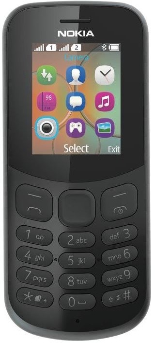 Nokia 130, Dual Sim, černá_583990030