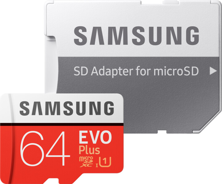 Samsung EVO Plus Micro SDXC 64 GB UHS-I U1 + adaptér_100582776