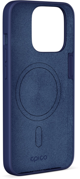 EPICO silikonový kryt pro iPhone 14 s podporou uchycení MagSafe, modrá_1326286235