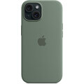 Apple Silikonový kryt s MagSafe pro iPhone 15, cypřišově zelená_433995795