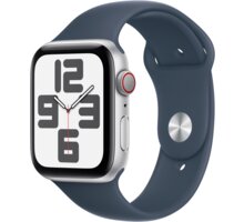 Apple Watch SE 2023, Cellular, 44mm, Silver, Storm Blue Sport Band - M/L_867309713