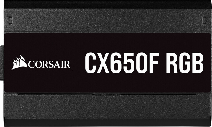 Corsair CX650F RGB - 650W, černý