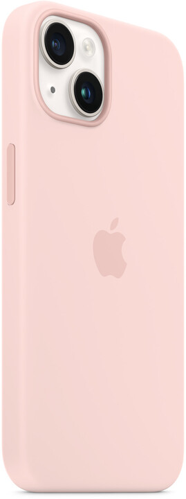 Apple Silikonový kryt s MagSafe pro iPhone 14, křídově růžová_253097667