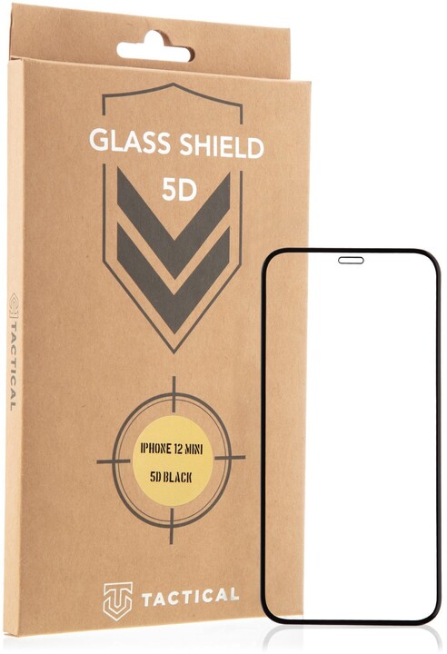 Tactical ochranné sklo Glass Shield pro Apple iPhone 13 mini, 5D, černá_575362406