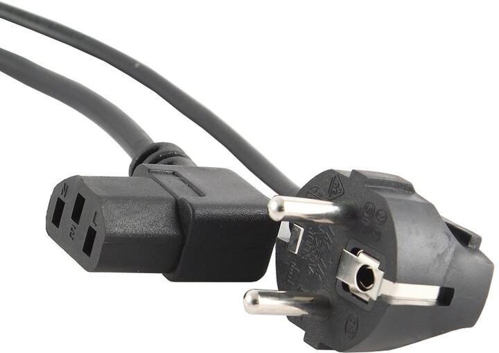Gembird CABLEXPERT kabel napájecí, pravoúhlý konektor, 1,8m_1357898700