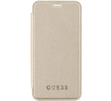 Guess Iridescent Book Pouzdro Gold pro iPhone X_1509942703