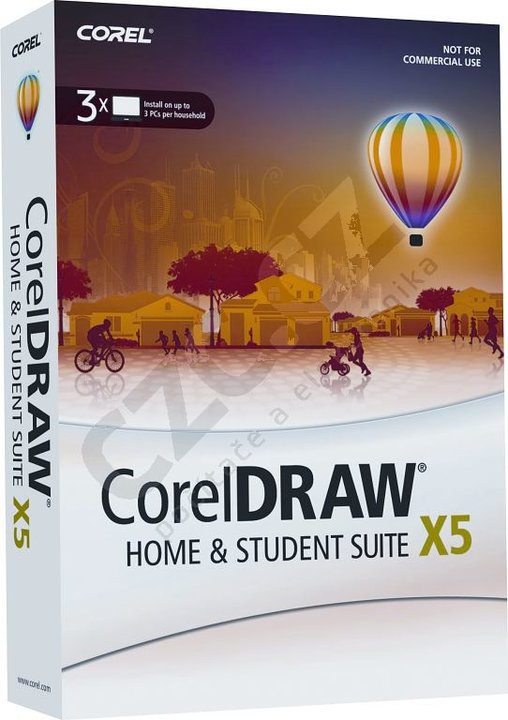 CorelDRAW Home &amp; Student Suite X5 Mini box CZE_407450613