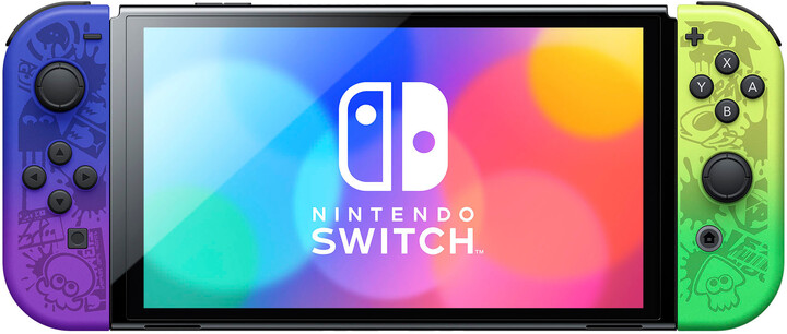 Nintendo Switch – OLED Model Splatoon 3 Edition, bílá/barevná_11500733