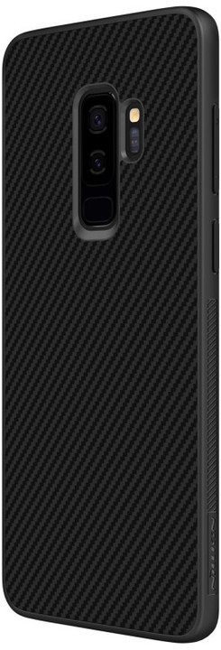 Nillkin Synthetic Fiber ochranný zadní kryt pro Samsung G965 Galaxy S9 Plus, Carbon Black_1671411037