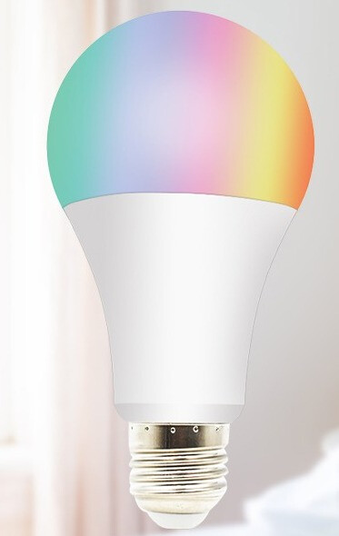iQtech SmartLife chytrá žárovka, E27, LED, 10W, Wi-Fi, RGBW_1303497076