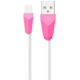 Remax Alien datový kabel s lightning, 1m, bílo-růžová