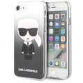 Karl Lagerfeld ochranný kryt Iconic Degrade pro iPhone 7/8/SE2, černá_98338835