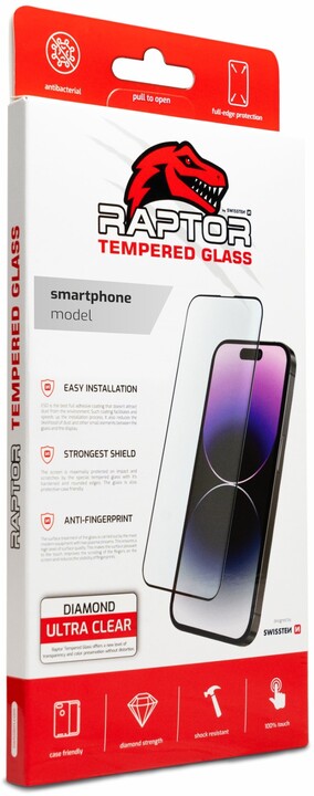 SWISSTEN ochranné sklo Raptor Diamond Ultra Clear pro Realme 8/8 Pro, černá_388949965