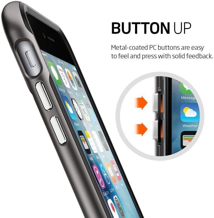 Spigen Neo Hybrid Carbon ochranný kryt pro iPhone 6/6s, gunmetal_1652632664