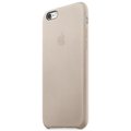 Apple iPhone 6s Leather Case, světle šedá_137603763