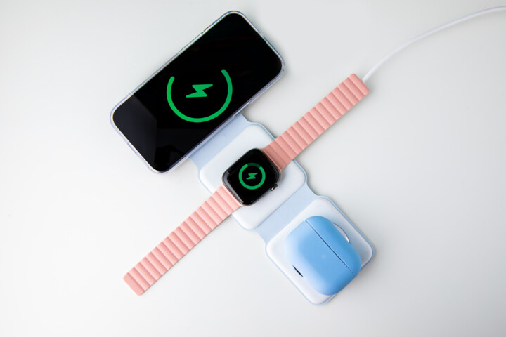 Spello by Epico 3in1 skládací bezdrátová nabíječka pro iPhone, Apple Watch a AirPods_1765388419