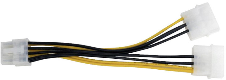 Gembird CABLEXPERT kabel 2x Molex na PCI express 8 pin, 15cm_1664347473