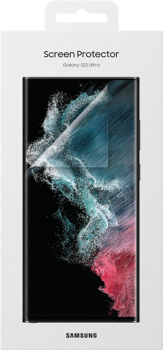 Samsung ochranná folie pro Galaxy S22 Ultra, transparentní_1477274666