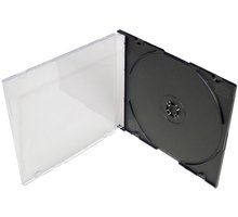 CD Box na 1 CD, slim, černá, 10ks_1033194212