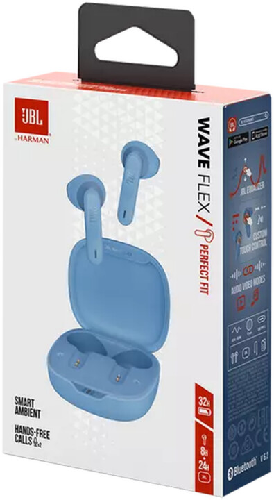 JBL Wave Flex, modrá_922632331