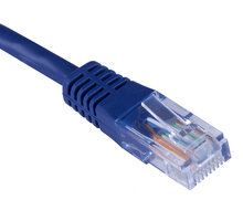 Masterlan patch kabel UTP, Cat5e, 0,25m, modrá PCU5E-025BE-MS
