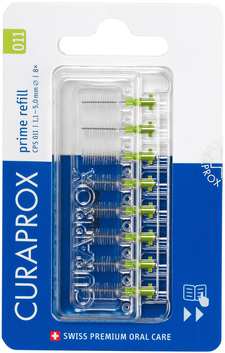 Mezizubní kartáček CURAPROX CPS011 prime refill, 8ks, světle zelená_1337016358