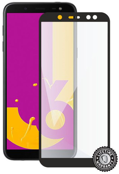 Screenshield ochrana displeje Tempered Glass pro Samsung Galaxy J6 (2018) (full cover), černá_1544335879