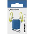 Cellularline Dynamic ochranný kryt pro Apple AirPods s nástavci za ucho, modrá_746710843