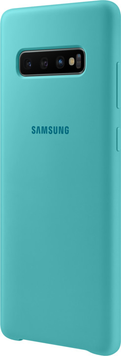 Samsung silikonový zadní kryt pro Samsung G975 Galaxy S10+, zelená_1479584313