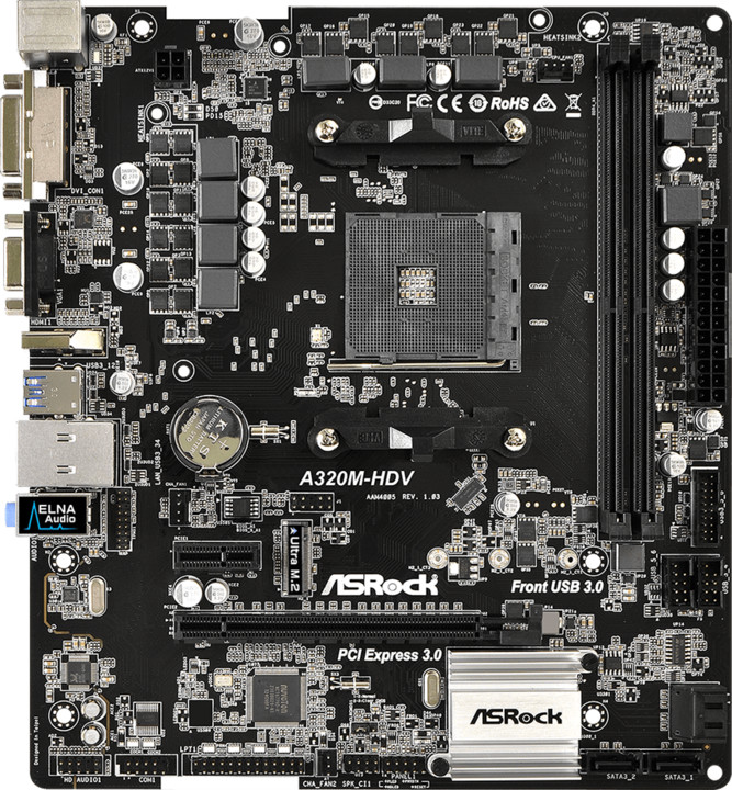 ASRock A320M-HDV - AMD A320_458206276
