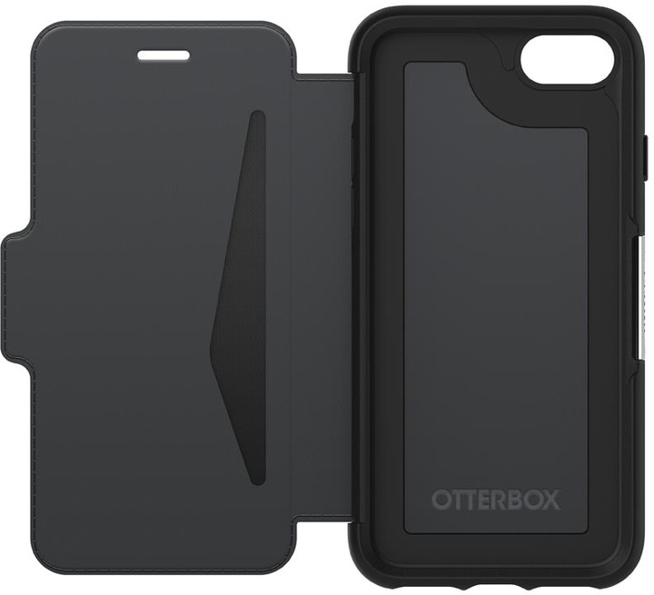Otterbox Strada ochranné zavírací pouzdro pro iPhone 7 - černé, kožené_596204862