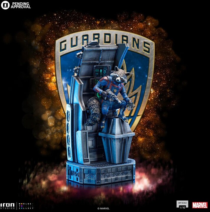 Figurka Iron Studios Marvel: Guardians of the Galaxy 3 - Rocket Raccoon, Art Scale 1/10_1947695902