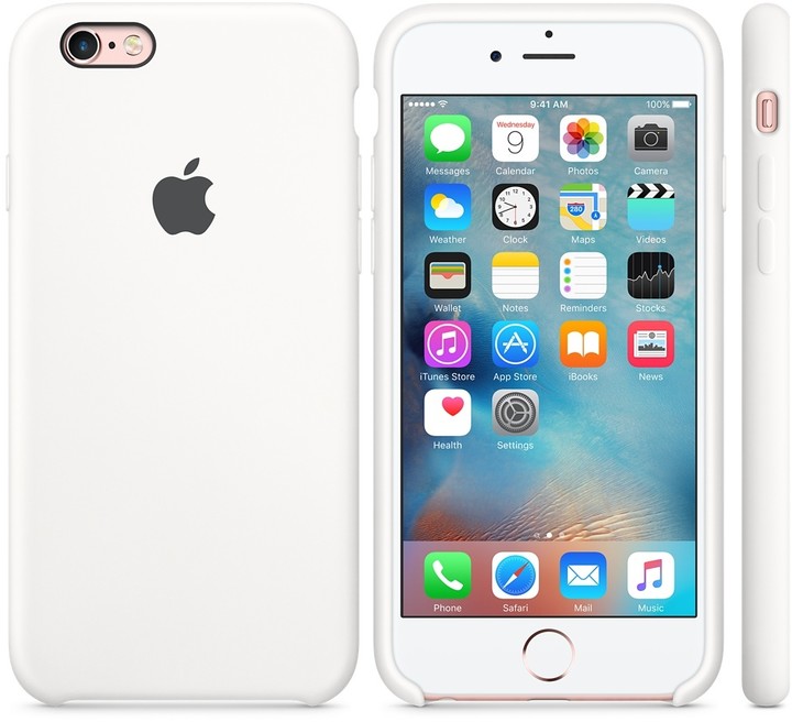Apple iPhone 6 / 6s Silicone Case, bílá_1871350971