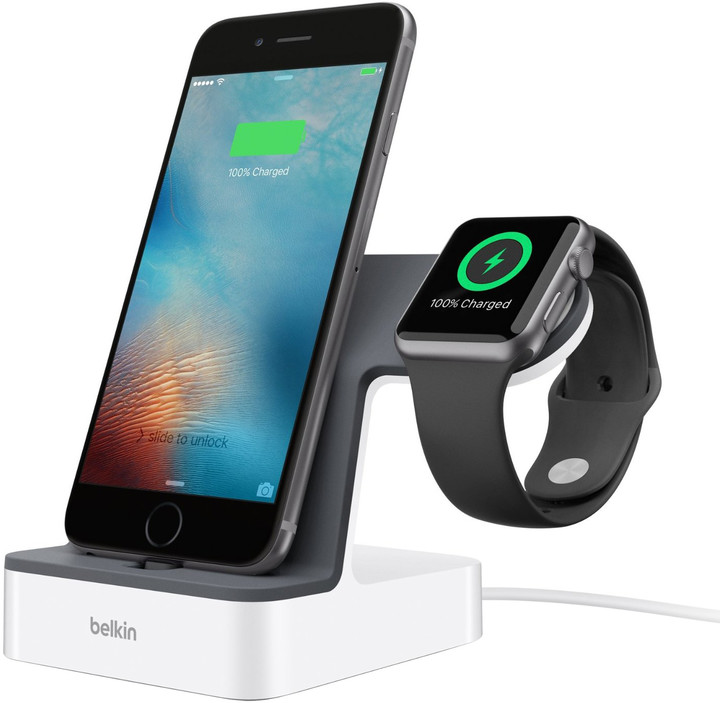 Belkin nabíjecí stojánek pro Apple Watch + iPhone 5/6/7/8/X_512713828