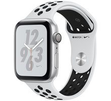 Apple Watch Nike+ Series 4, 40mm, pouzdro ze stříbrného hliníku/černý řemínek_1362334031