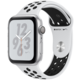 Apple Watch Nike+ Series 4, 40mm, pouzdro ze stříbrného hliníku/černý řemínek