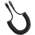 YENKEE kabel YCU 503 BK USB-C - Lightning, MFi, 12W, kroucený, opletený, černá_2049785221