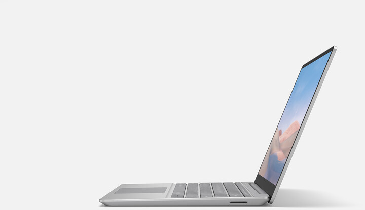 Microsoft Surface Laptop Go, platinová