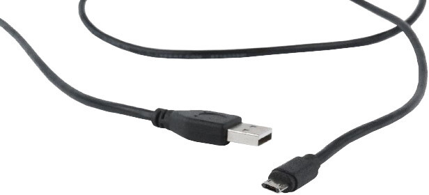 Gembird CABLEXPERT kabel MicroUSB oboustranný univerzální konektor, 1,8m, černá
