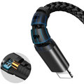 Mcdodo Armor 4v1 nabíjecí kabel 2x Lightning, microUSB, USB-C, 1,2m, černá_637954251