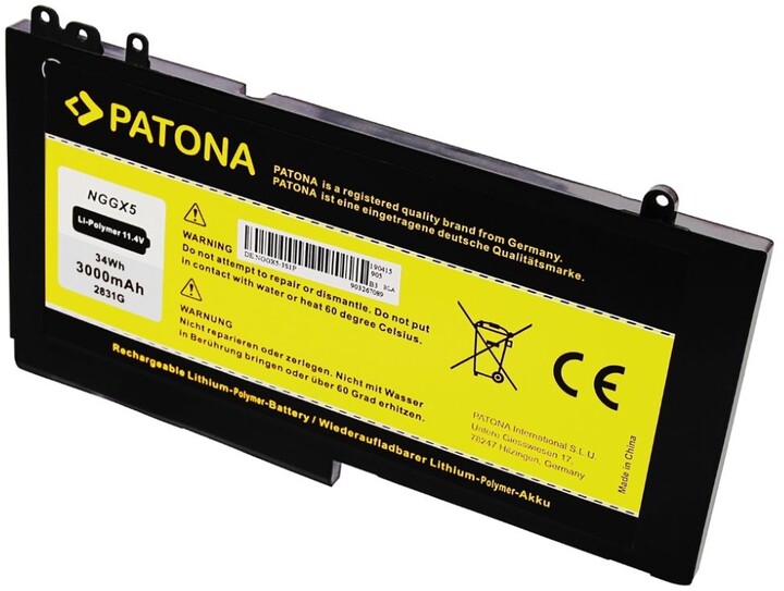 Patona baterie pro ntb DELL LATITUDE E5270/E5470/E5570 3000mAh Li-Pol 11,4V_1047290206