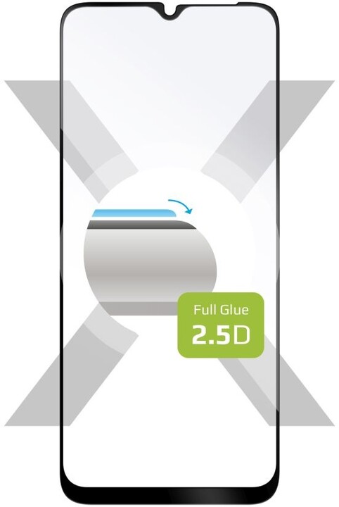 FIXED ochranné sklo Full-Cover pro Xiaomi Redmi A3, lepení přes celý displej, černá_1788011303