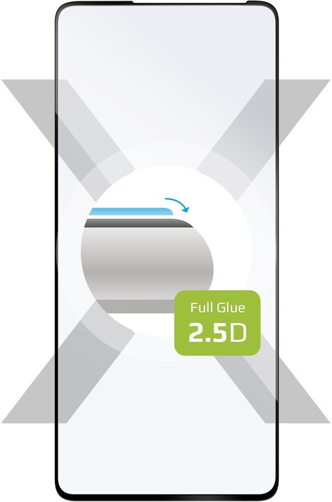 FIXED ochranné sklo Full-Cover pro Xiaomi 11T Pro, s lepením přes celý displej, černá_1790584909