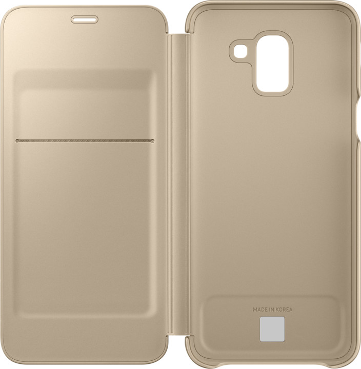 Samsung flipové pouzdro pro J6 2018, zlatá_1065162435