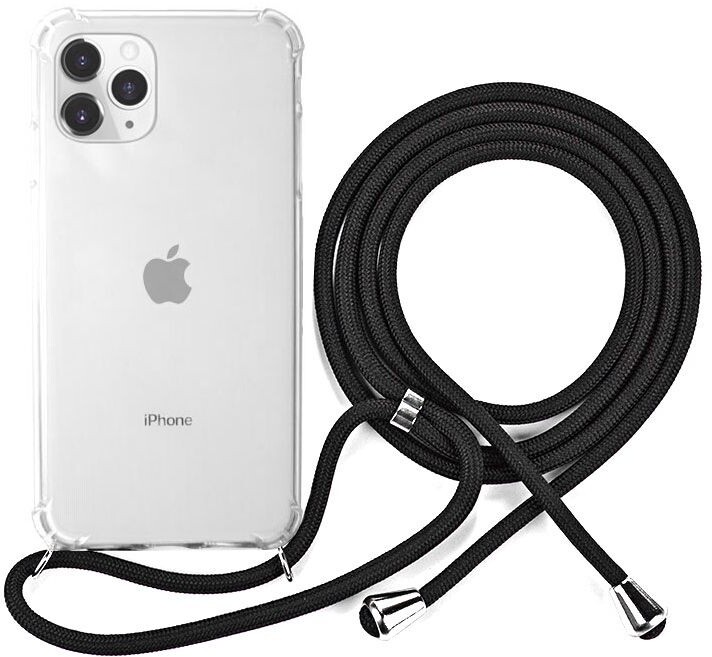 EPICO ochranný kryt Nake String pro iPhone 12/12 Pro, bílá transparentní/černá_2118500014