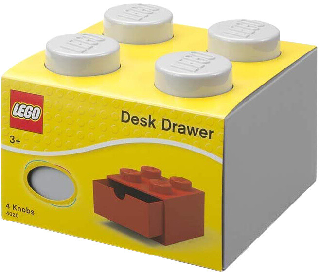 Stolní box LEGO, se zásuvkou, malý (4), šedá_128647784