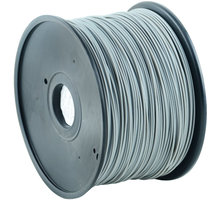 Gembird tisková struna (filament), PLA, 1,75mm, 1kg, šedá