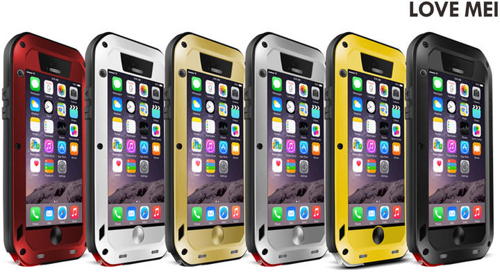 Love Mei Case iPhone 6 Three anti Straight version Golden_438230315