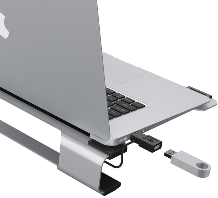 i-tec Aluminium Laptop Cooling Pad chladící podložka pro notebooky se dvěma ventilátory_175742527